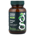 Gaia Herbs, листья гинкго, 60 жидких капсул Phyto-Caps®
