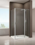 Душевой уголок Allen Brau Priority 100x100 3.31028.00 + 3.31046.00 прозрачный/хром