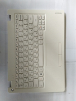 Верхняя панель с клавиатурой (топкейс) для ноутбука Lenovo 110s-11IBR белая, с подсветкой, раскладка - русская+украинская (5CB0M75970)