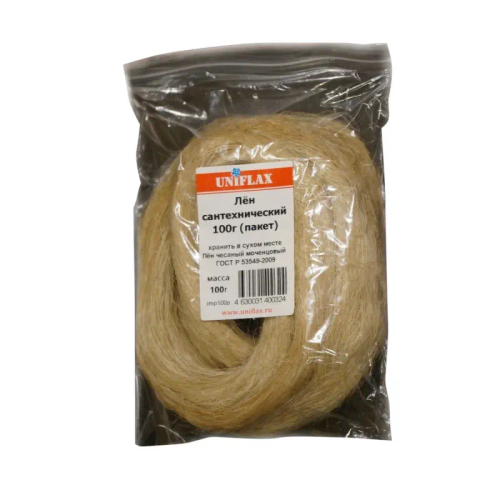 Лен сантехнический 100г. UNIFLAX