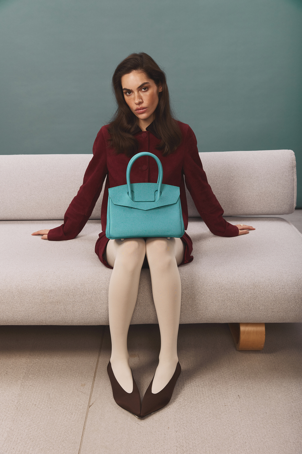 Сумка JECKY S NEW цвета бирюзы