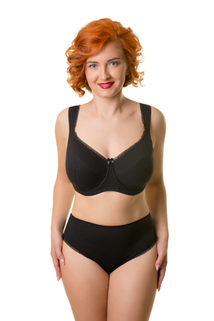 2929/C трусы "Тисненый черный" (1204)