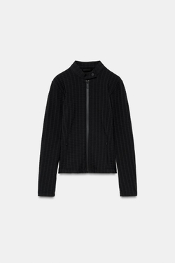 ZARA ЛЕГКАЯ ВОДОНЕПРОНИЦАЕМАЯ КУРТКА, ЧЕРНЫЙ