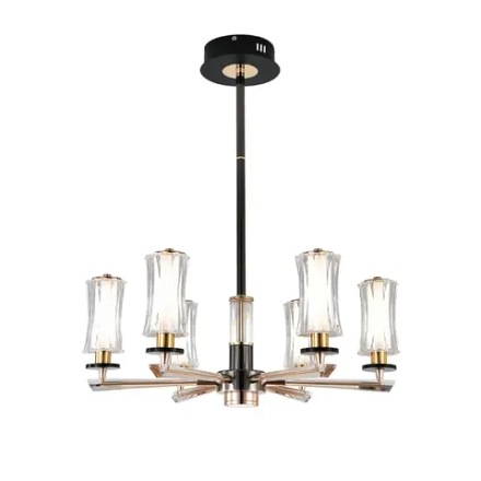 Люстра на штанге Indigo GRANDIOSO 13038/6R Black V000185L