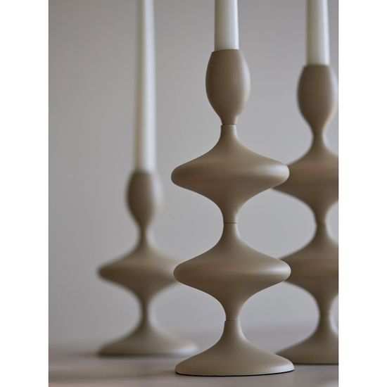 Подсвечник vivlend, 29 см, бежевый