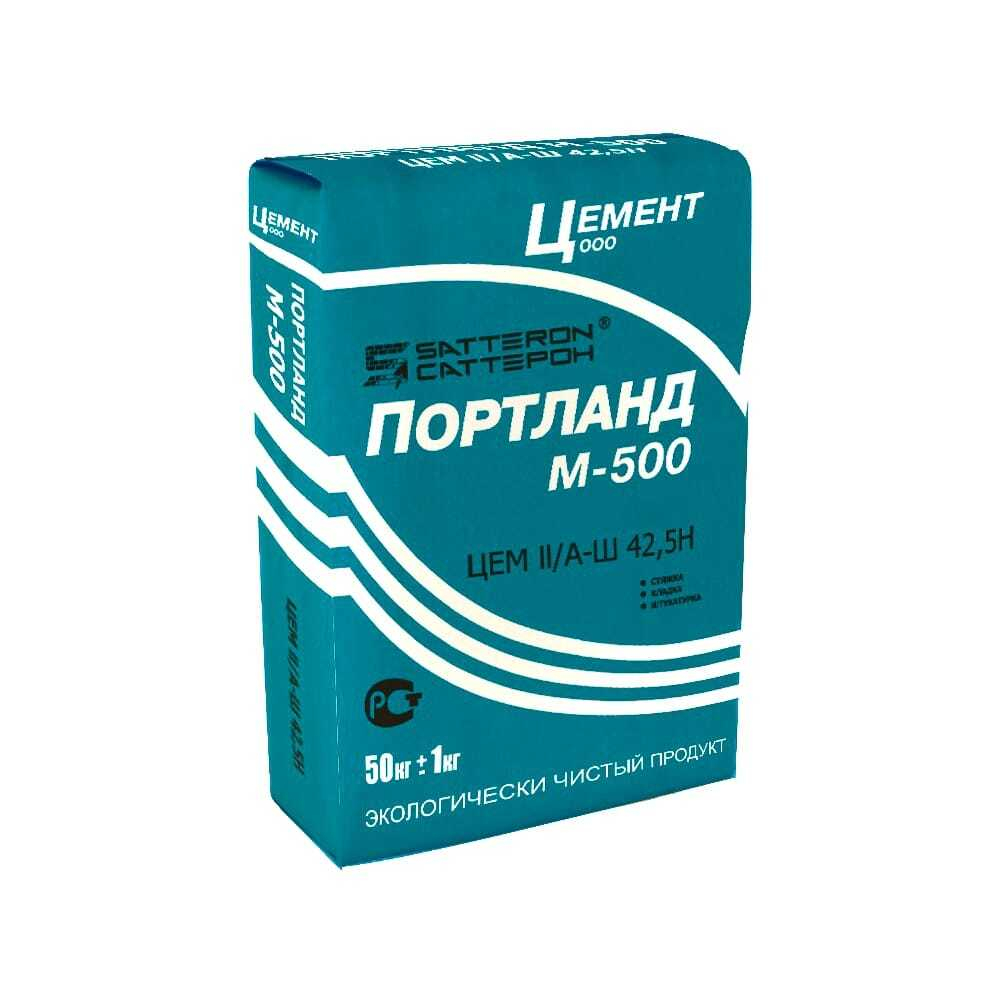 Цемент М-500 Цем 2 (минеральные добавки 20%)