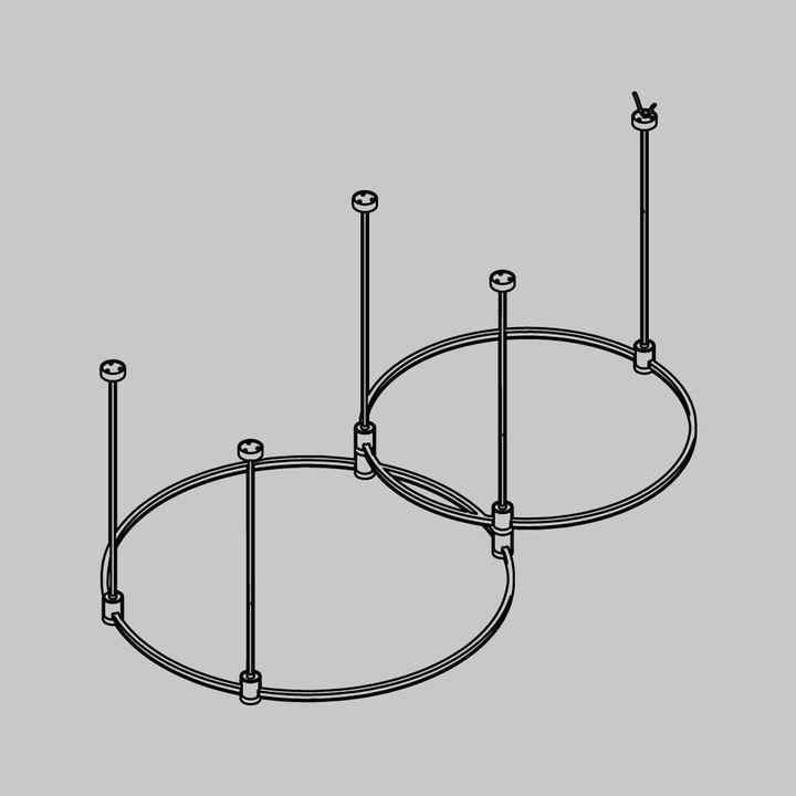 Основание Medium для трековых светильников Maytoni Technical Flarity TFC-Flar-M01-BS