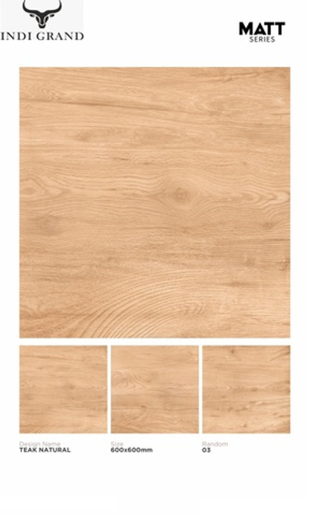 Керамогранит matt 60х60 teak natural