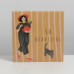 Коробка складная «Кошки», 26 х 26 х 8 см