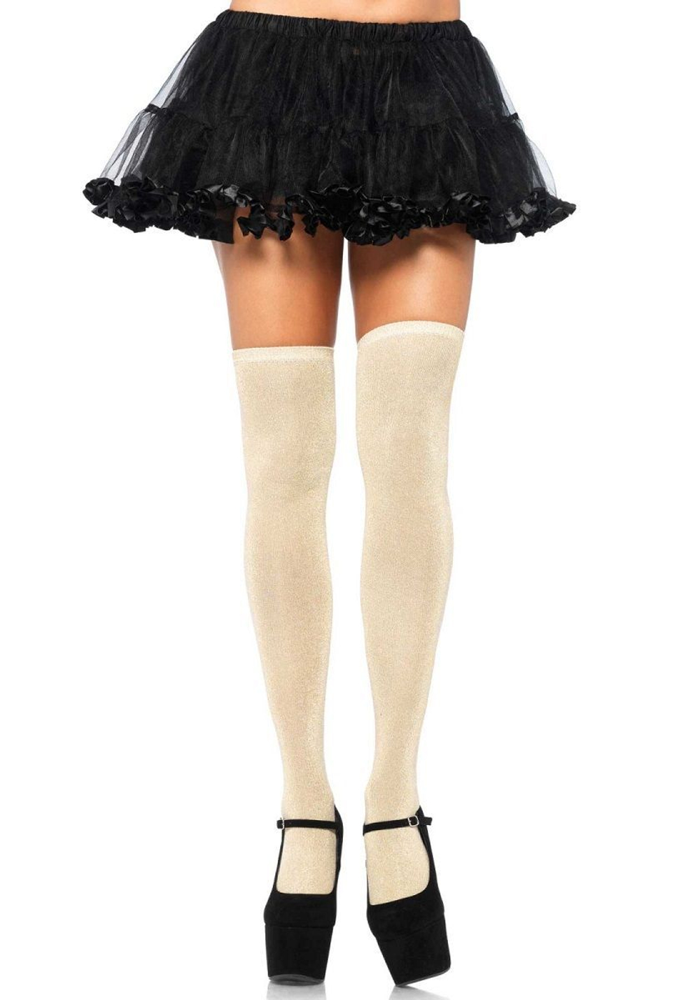 Блестящие чулочки с люрексом LUREX GLITTER THIGH HIGHS