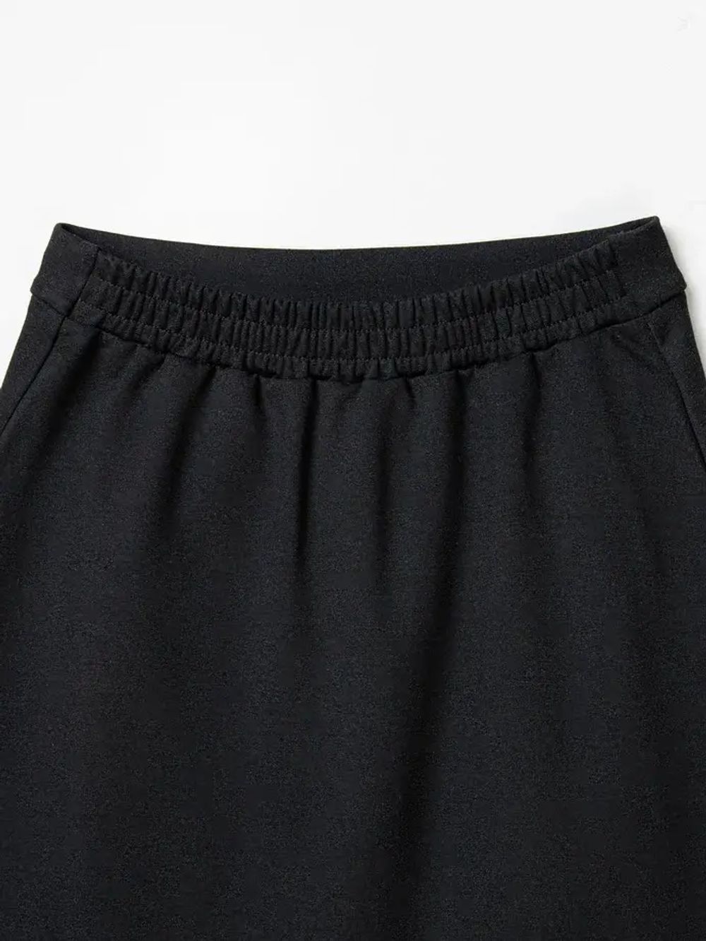 Юбка со складками "Черная" 7+