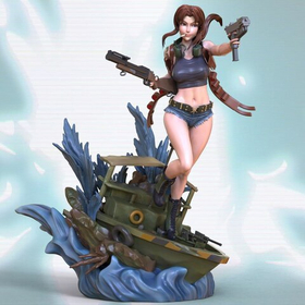 Фигурка Реви Пираты Чёрной лагуны Revy Black Lagoon Rebecca