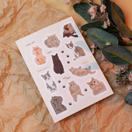Стикерпак "Мур мяу" 🤎