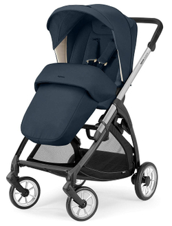 Коляска 3 в 1 Inglesina Electa System Quattro DRW 2025 с подставкой под люльку Hudson Blue