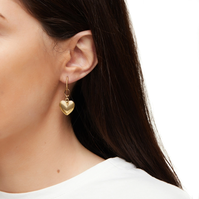 Серьги Обнаженное Сердце