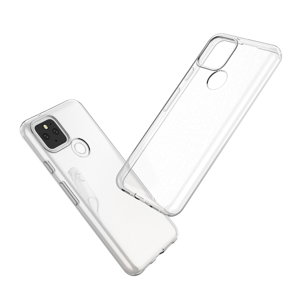 Ультра тонкий чехол из силикона на смартфон Google Pixel 4A 5G, серия Ultra Clear от Caseport