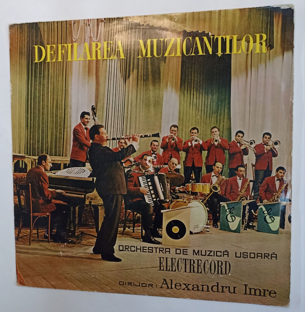 Винтажная виниловая пластинка Orchestra Electrecord Dirijor Alexandru Imre Muzica De Dans Interpretata De Orchestra (Romania)