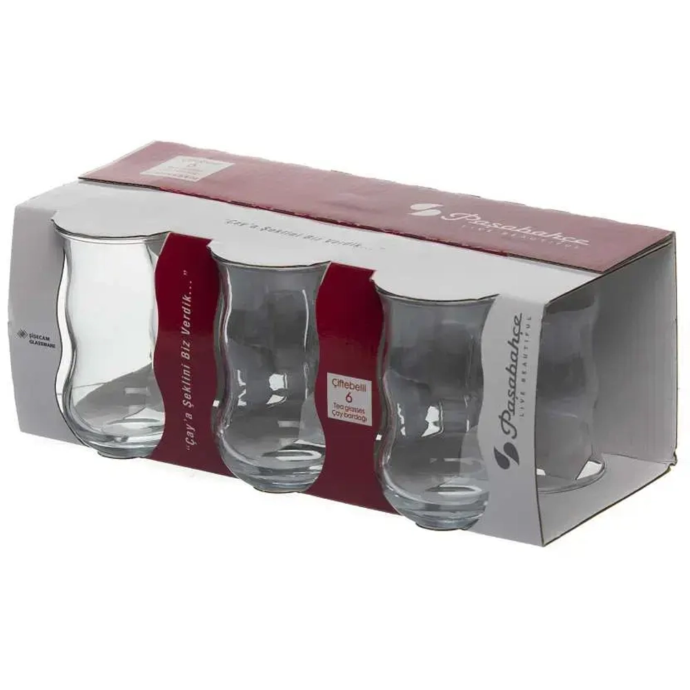 Набор стаканов для чая 6шт 140мл «CIFTEBELLI» 42981