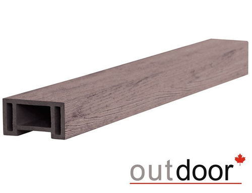 Перила ДПК Outdoor 90*45*3000 мм. STORM BROWN коричневые микс