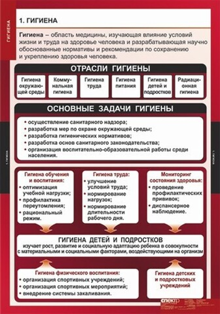 Гигиена (8 таблиц, 68х98 см)