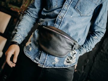 Сумка кожаная