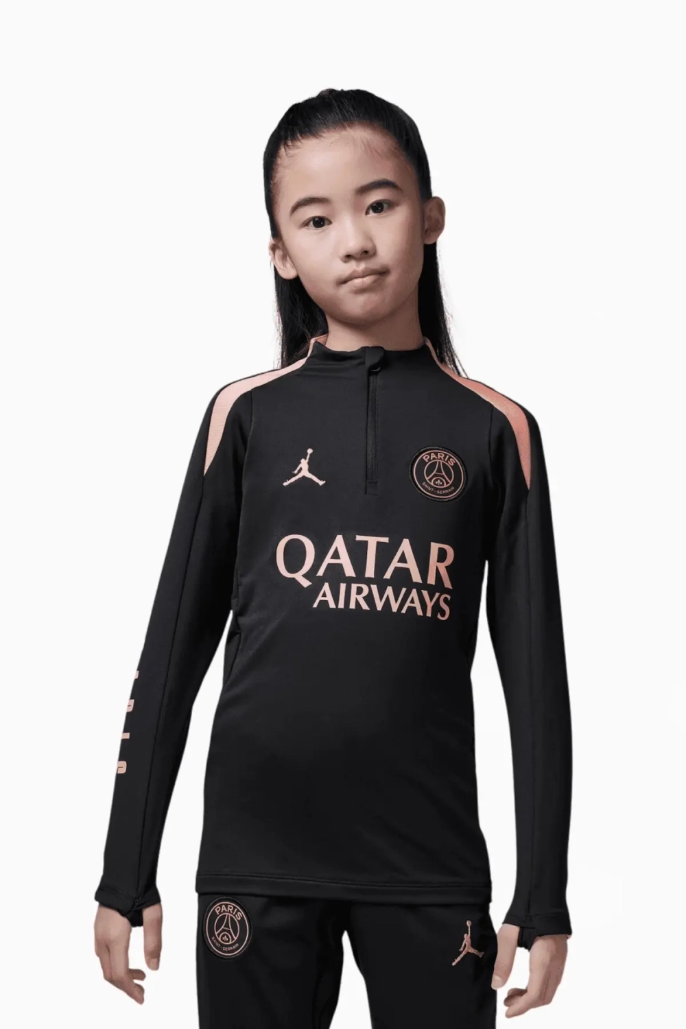 Кофта Nike PSG x Jordan 24/25 Strike Junior - черный