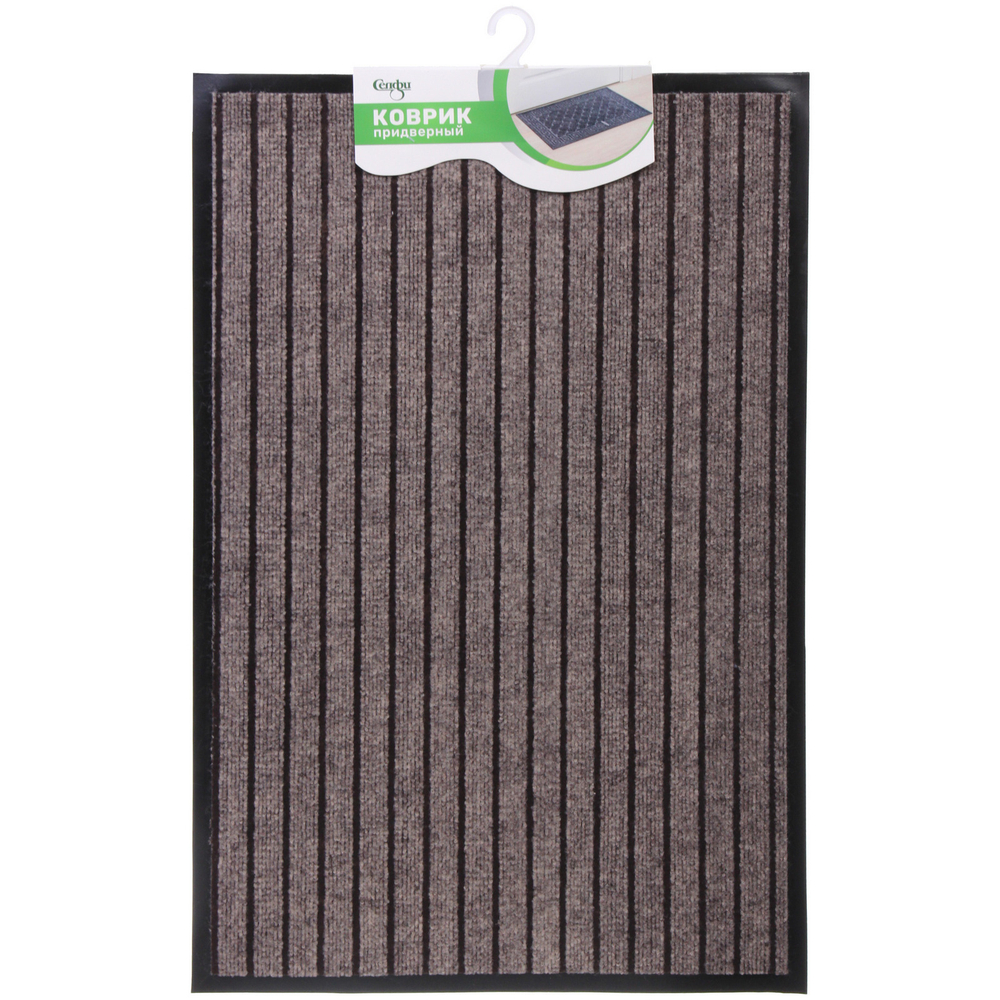 Коврик придверный «Вавилон» 58*88 коричневый
