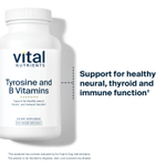 Vital Nutrients, тирозин и витамины группы B, 100 растительных капсул