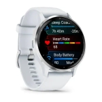 Умные часы Garmin Venu 3 Whitestone with Silver Buckle