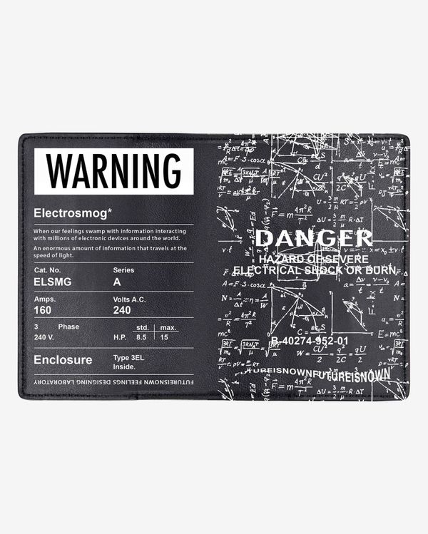 Обложка для паспорта Futureisnown Save Identity Holder Черная - фото 2