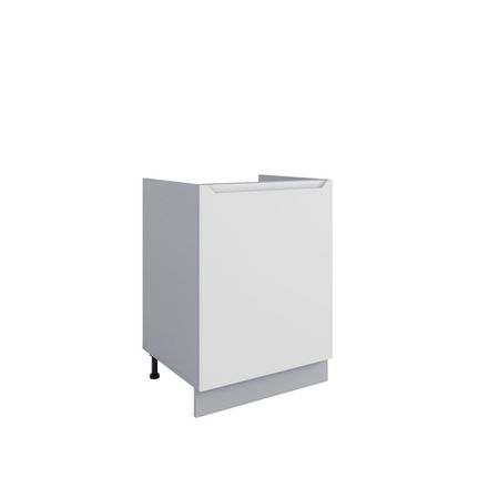 Кухня Модуль СМ 601 (левый) Тренто Белая кожа