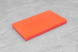 G10 extra, плашка 130х80х9,0(+)мм оранжевый неон