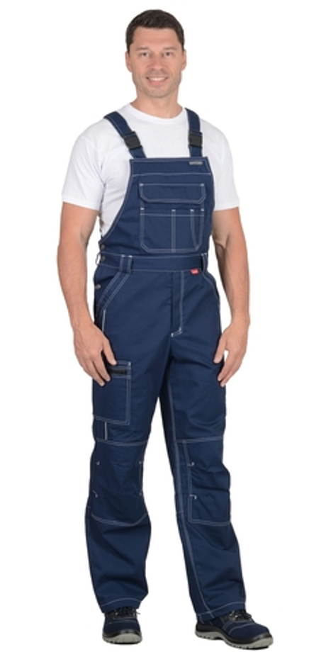 Полукомбинезон "ПРЕСТИЖ" синий, тк.Rodos (245 гр/кв.м)