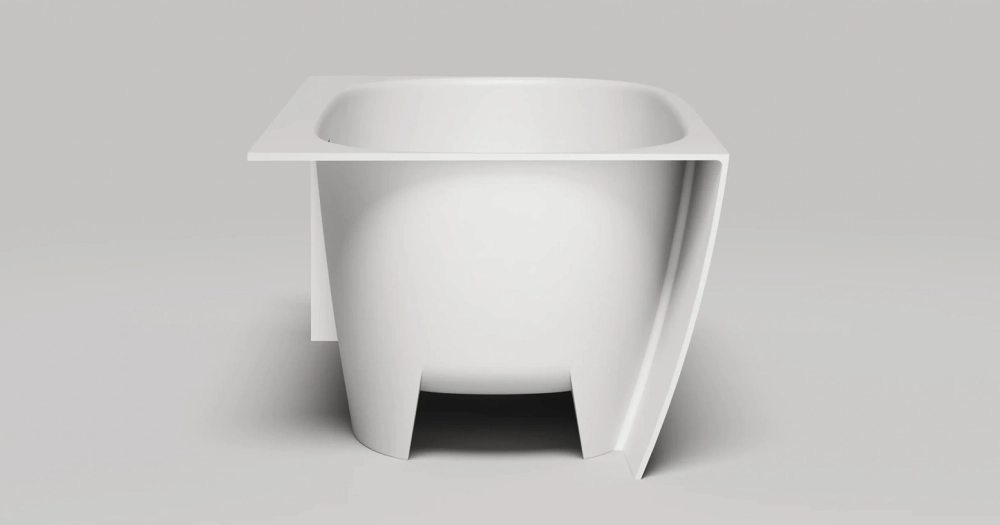 Ванна SOFIA CORNER L 170x85 матовая покраска по RAL полностью