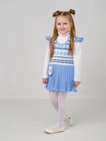 Сарафан вязаный с плиссе