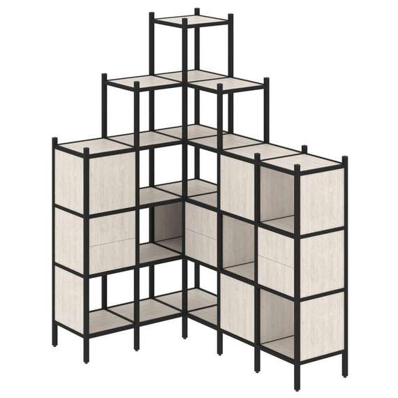 Лофт Угловой внутренний стеллаж VR.L-43  1278*1694*2280