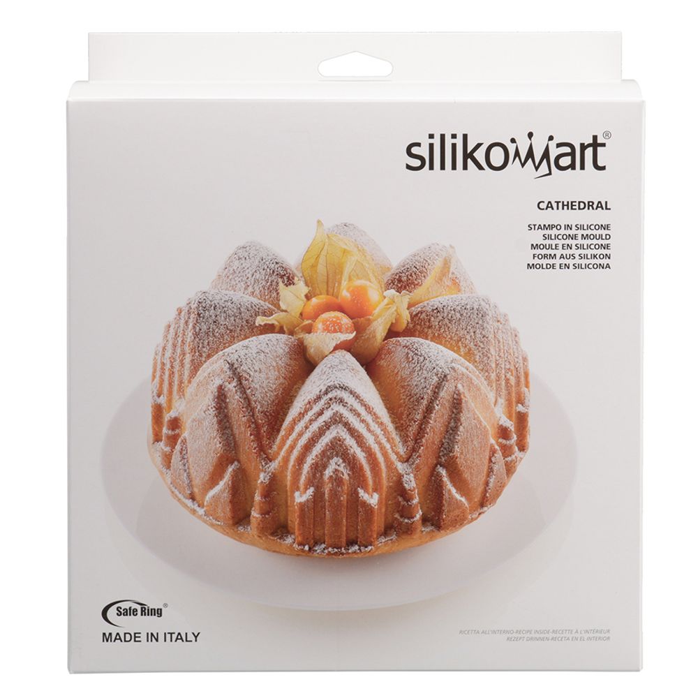 Silikomart Форма для приготовления пирогов и кексов Cathedral 22 х 10 см силиконовая