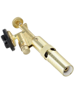 Газовая горелка с пьезоподжигом, латунь, до 1300 градусов