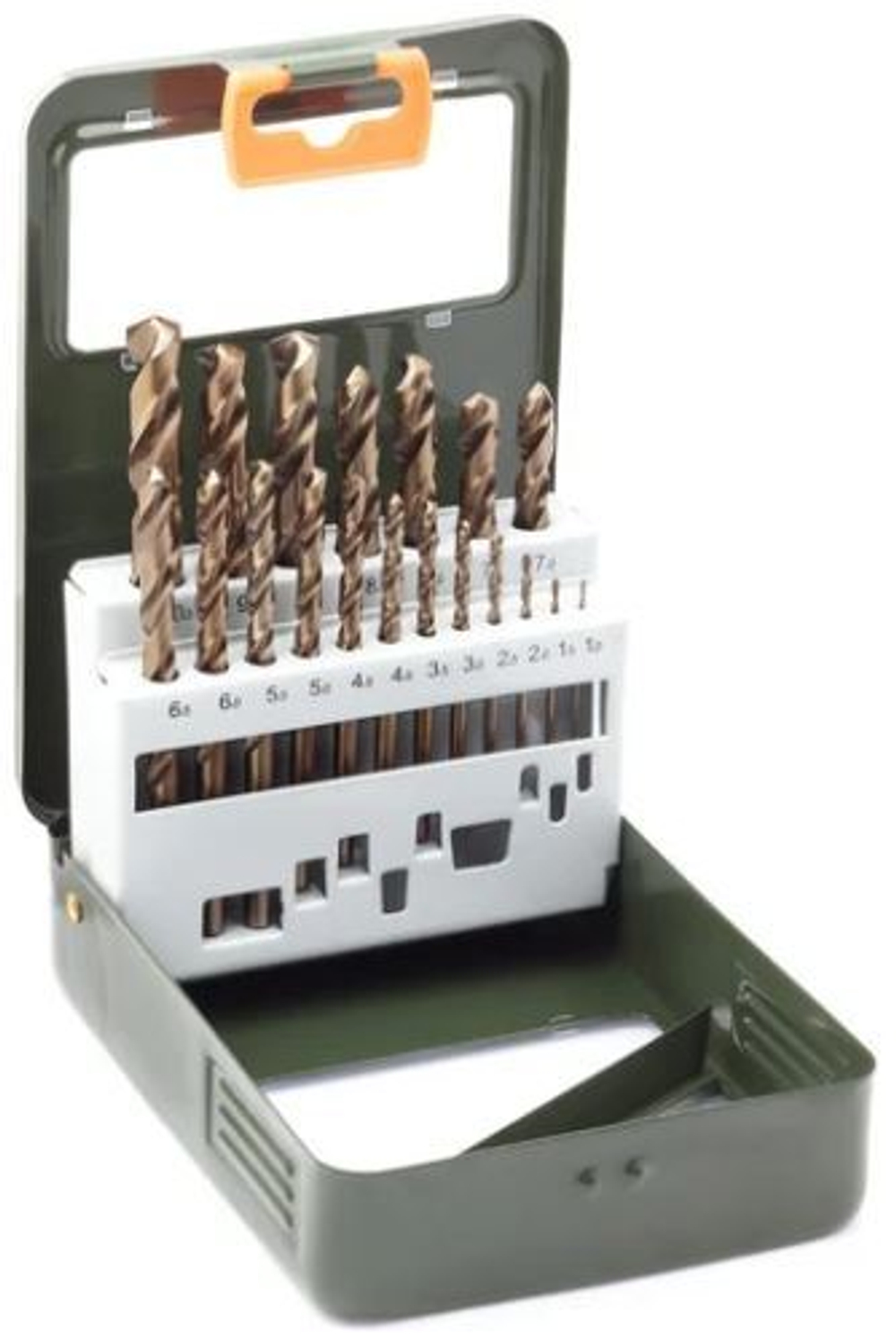 Набор сверл по металлу (19 шт; 1-10 мм; Cobalt 5%) Дело Техники 211219