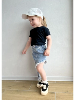 Юбка джинсовая асимметричная