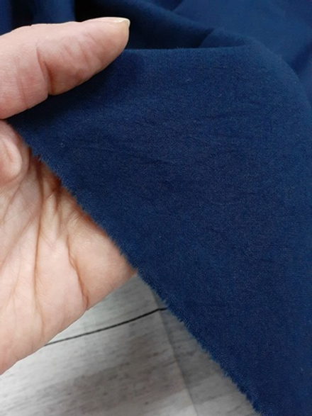 Вареный хлопок/21 Т.синий