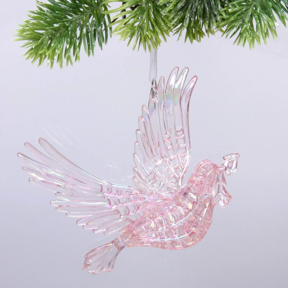 Подвеска «Взмах крыльев» 15*15 см, Розовый