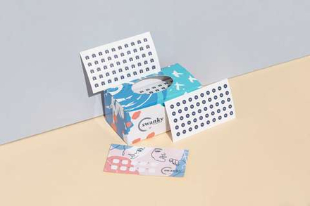 Набор визиток для Мастера Swanky Stamping Тонкие линии