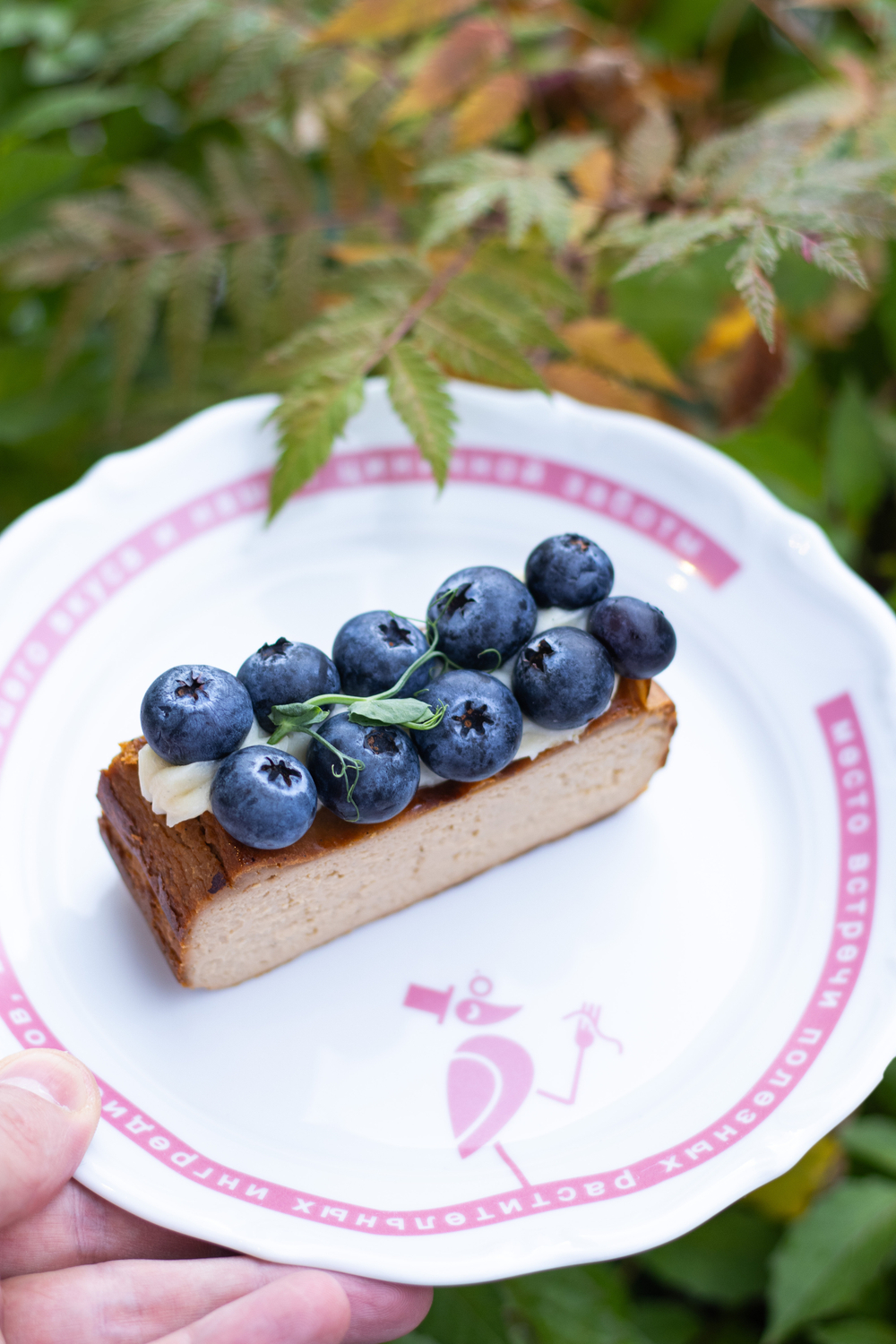 ЧИЗКЕЙК "ТОПЛЕНОЕ МОЛОКО" С ГОЛУБИКОЙ