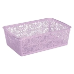 КОРЗИНКА УНИВЕРСАЛЬНАЯ FLORAL 300Х195Х95 ММ (Микс 10) Бежевый и зеленый флэк