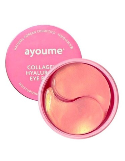 [AYOUME] Патчи для глаз разглаживающие с КОЛЛАГЕНОМ и ГИАЛУРОНОВОЙ КИСЛОТОЙ Collagen Hyaluronic Eye Patch, 1.4гр*60шт