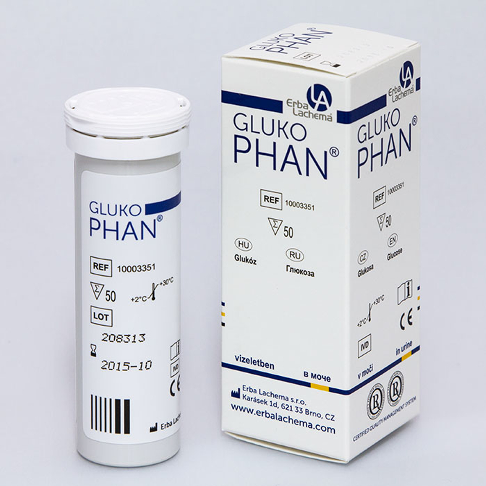 Глюкофан (глюкоза мочи), 50 опр., Лахема