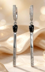 Ювелирные серьги из серебра 925 пробы