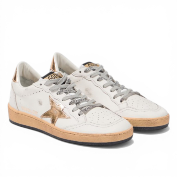 Кеды Golden Goose Ball Star leather sneakers