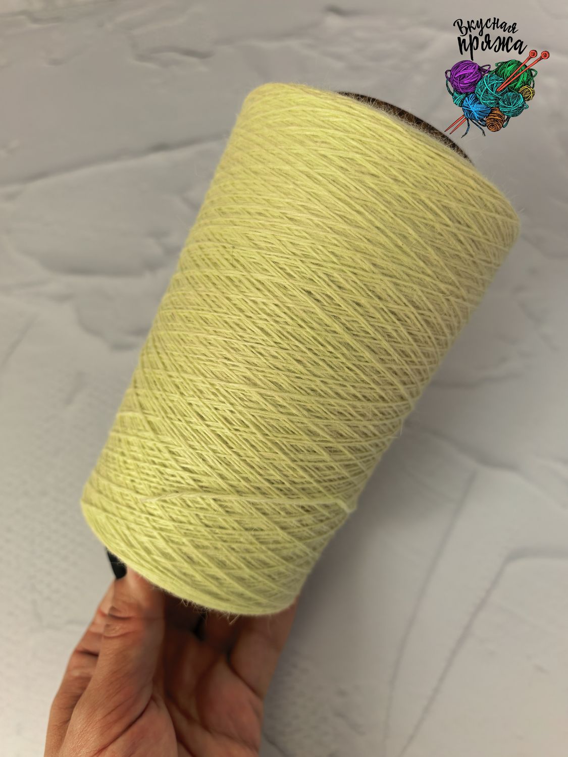 Ангора 70%, нейлон 30% - лимонное мороженое - 300гр